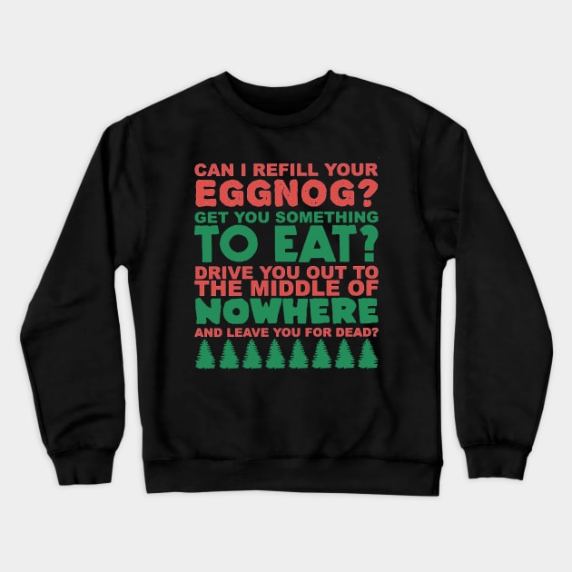 can i refill  your eggnogg Crewneck Sweatshirt by crackdesign